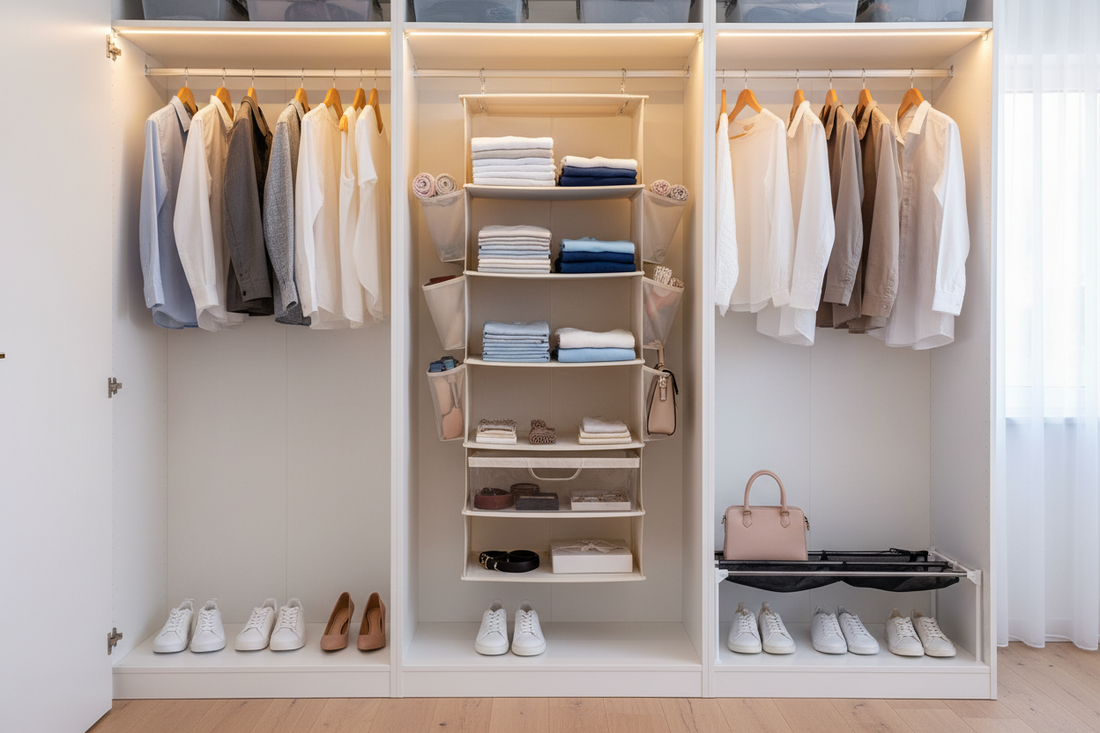 The Hanging Closet Organizer That Turned Clutter into Calm