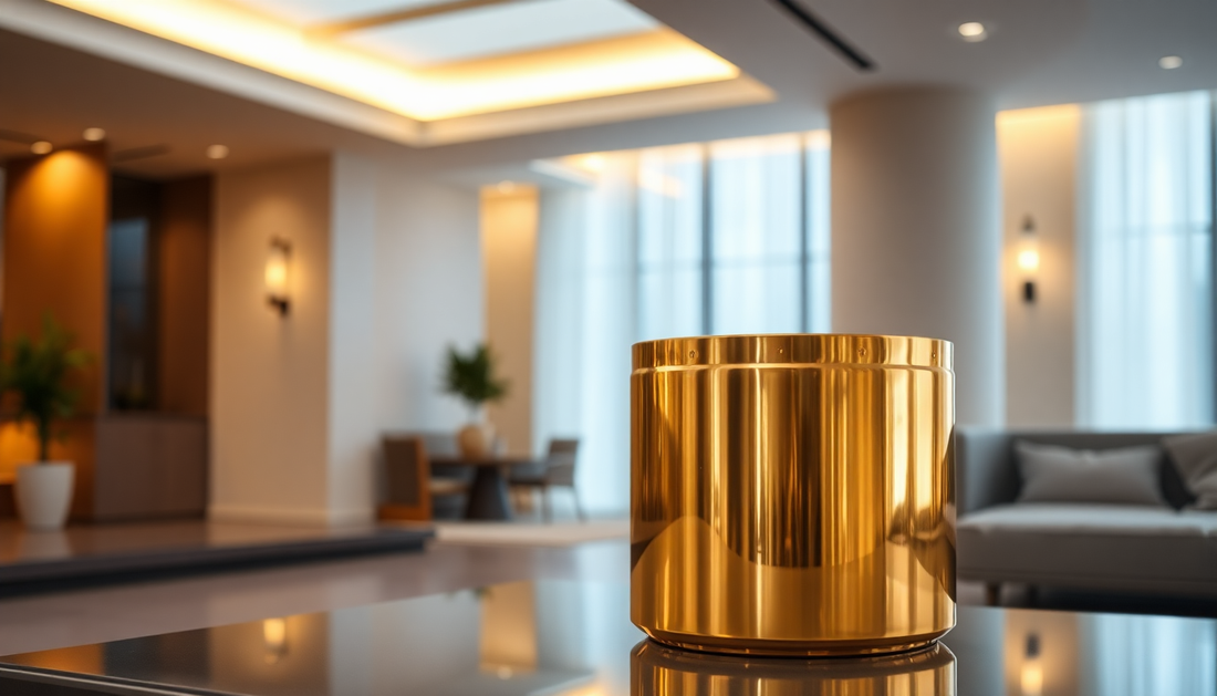 Keep Your Space Tidy with a Stainless Steel Trash Can with Swing Lid