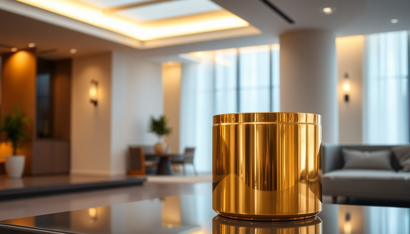 Keep Your Space Tidy with a Stainless Steel Trash Can with Swing Lid