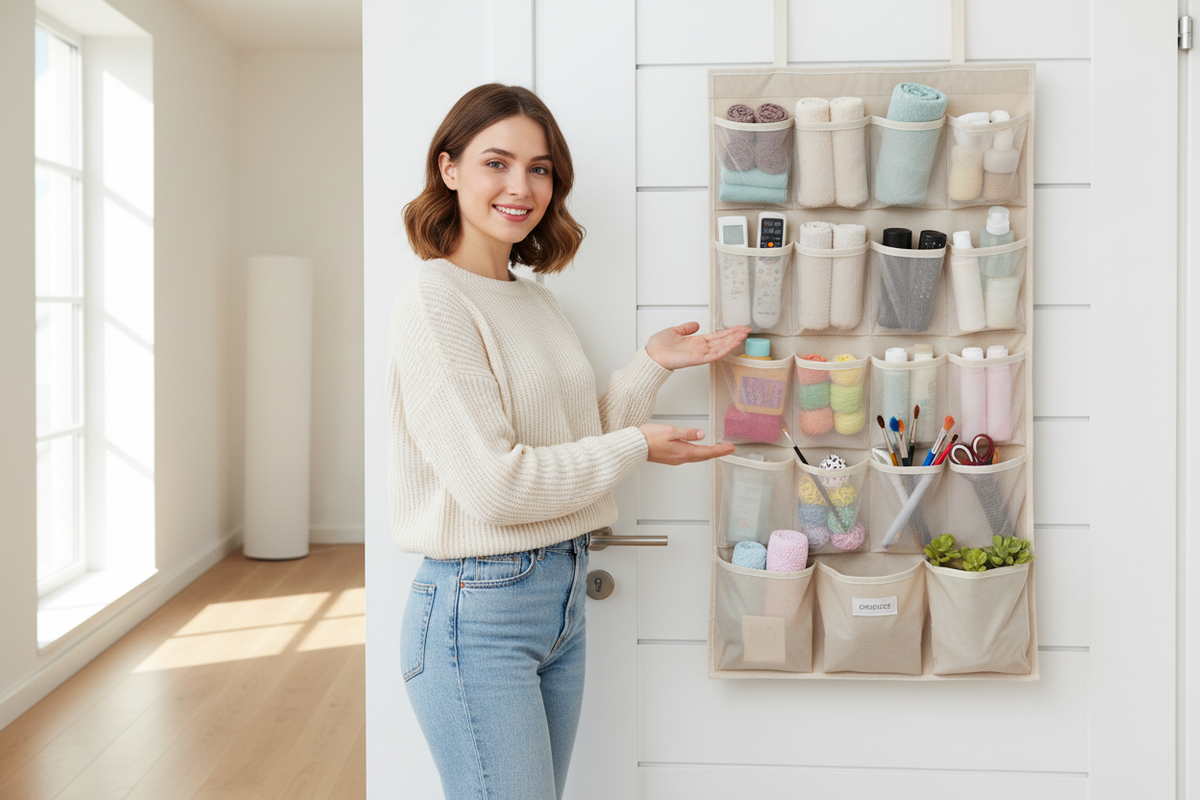 The Door Organizer That Turned Small Spaces Into Calm, Functional Storage