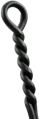 Minuteman International WRL-02B Rope Design Brush, Extra Long Single Fireplace Tool, Extra Long