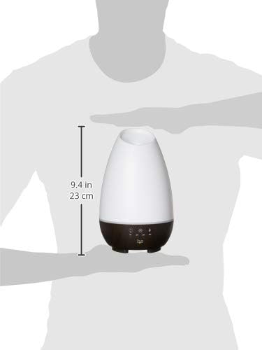 HealthSmart Essential Oil Diffuser, 500ML, Large Room Coverage | Adjustable Timer | Multiple Mist Modes | 7 LED Colors | Pack of 2
