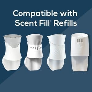 Scent Fill Christmas Tree Plug in Air Freshener Kit (Fraser Fir Balsam & Sycamore Fir), 2 Refills + Diffuser