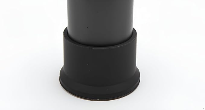 Flyshop Furniture Table Covers Non-Slip Heavy Duty Rubber Leg Tips Chair Leg Caps Floor Protector Round Black 4PCS Size 50mm, 2"