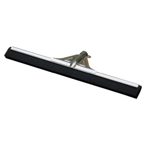 SPARTA Flo-Pac Floor Rubber Squeegee Window Squeegee with Reinforced Metal Frame for Floor, Bathroom, Kitchen, Concrete, Tile, Garage, Commercial Use, 30 Inches, Black