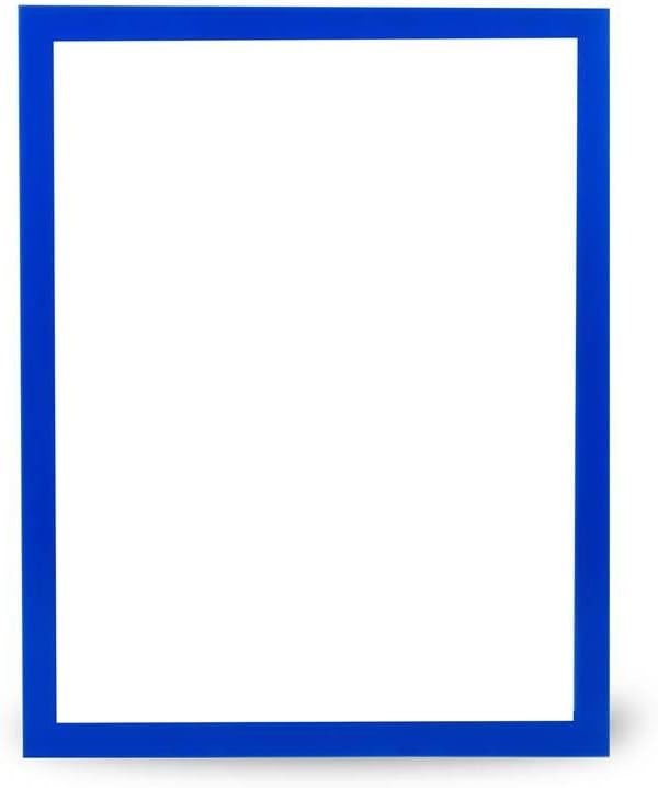 Tarifold Magnetic Display Frames, Letter Size, Blue, 2 Pack | 2 magnetic display frames, letter size, full magnetic backing, anti-glare front, portrait or landscape