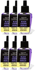 Bath and Body Works Black Cherry Merlot Wallflowers Fragrance Refill 0.8 Oz. (Pack of 6)