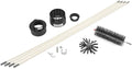 Dryer Vent Duct Cleaning Kit - Gardus RLE202 LintEater Rotary Dryer Vent Cleaner Kit, Removes Lint, Dryer Vent Cleaning System Extends Up to 12’ with 4 Flexible 3' Rods, Air Duct Cleaning Tools