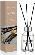 COCODOR Classic Reed Diffuser/Cashmere Vanilla/3.4oz(100ml)/1 Pack/Home Fragrance Scent Essential Oil Stick Diffuser for Bedroom Bathroom Home Décor