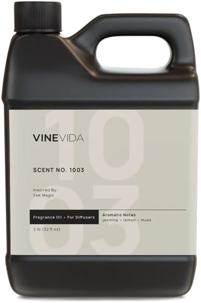 VINEVIDA (32oz) Hotel Fragrance Collection Diffuser Oil - Hotel Scents Diffusers for Home - Cold Air Diffuser Oil - Hotel Scent Essential Oil - Scent No.1003 Inspired by W Hotel