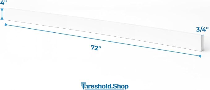 Bathroom Vanity Sink Backsplash/Sidesplash (Super White Engineered Marble, 4" x 72")