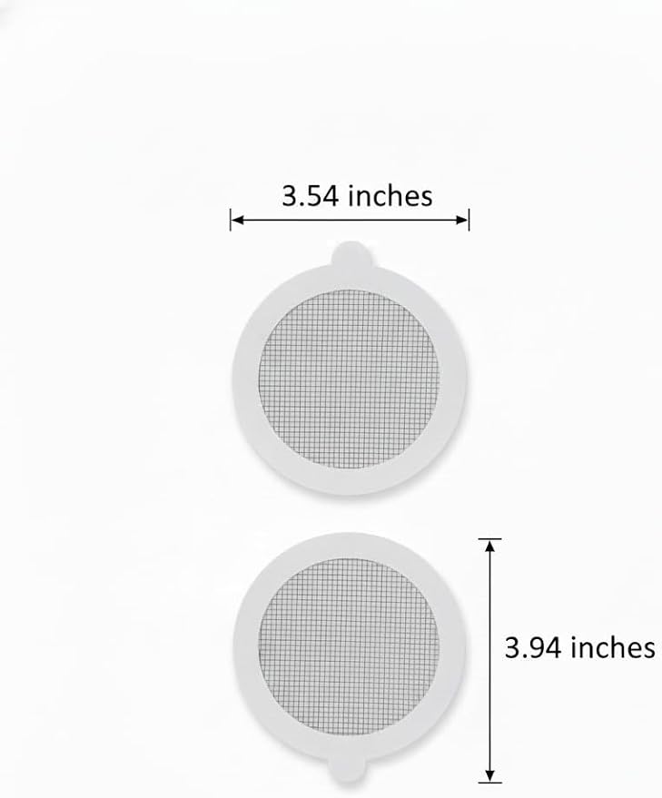 Hair Catcher Shower Drain Strainer – Disposable Mesh Stickers, Prevent Hair Clogs in Bathroom, Kitchen Sink, and Washbasin – Easy Peel & Stick, Smooth Drainage