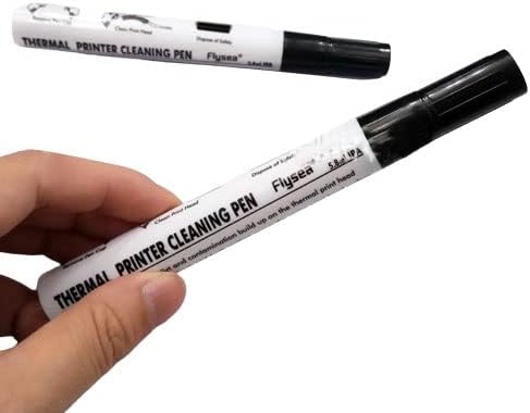 Thermal Printer Cleaning Pen Printhead Cleaner Kit for Electronic Face Sheet Print Head Alcohol Cleaning Card Printer, Pack of 5