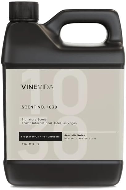 VINEVIDA Scent NO. 1030 Fragrance Oil for Cold Air Diffusers - 32oz (2lbs) - Inspired by Trump International Hotel Las Vegas Hotel Scents for Home - Diffuser Oil