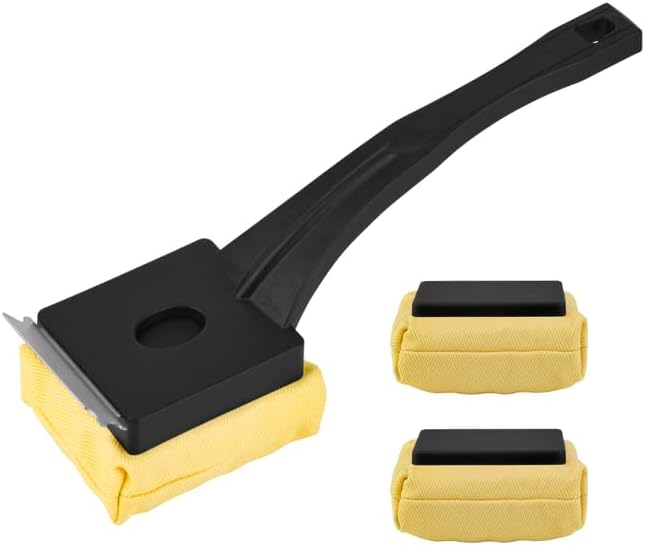 Grill Brush Bristle-Free – Steam Cleaning – Includes 2 Extra Brush Head – Heavy-Duty Barbecue Scraper,Red