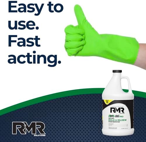 RMR-86 Pro Contractor Grade Mold Stain & Mildew Stain Remover and RMR Botanical Disinfectant Cleaner Mold Remover Bundle