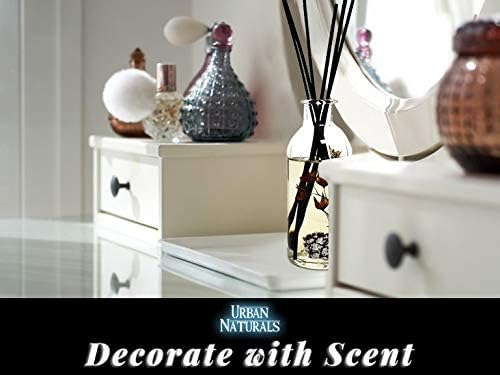 Reed Diffuser Set, Mountain Air - Bathroom Shelf Décor | Scented & Room Freshener, Golden Apples, Birch Wood, Fennel, Pear Eucalyptus, Mint & Aromatic Sage, Decorative Botanicals