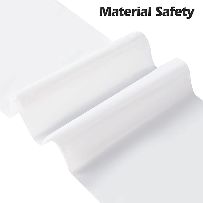 2-4 Gallon Portable Trash Bags,60 Counts Thicken portable Small Garbage Bags for Office, Kitchen,Bedroom Trash Can,Strong Trash Bags（White）