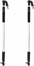 2-Pack Orbit 58543 Telescoping Gutter Cleaning Wand, Silver
