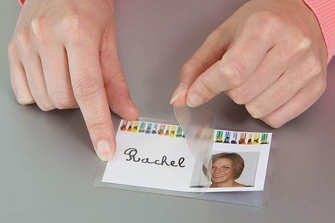 Tarifold Self-Laminating Cards, 100 Count | 100 self-laminating cards, no machine required, clear protective finish, protects documents and photos