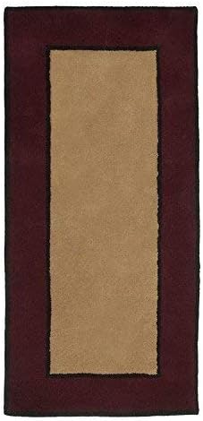 Minuteman International Contemporary II Berry Wool Hearth Rug, Rectangular