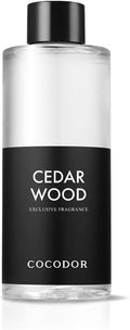 COCODOR Reed Diffuser Oil Refill/Cedar Wood/6.7oz(200ml)/1 Pack/Aromatherapy, Home Fragrance, Scented Oils, Oils for Reed Diffuser, Bathroom Home Decor