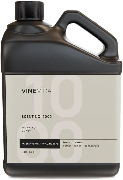 VINEVIDA (128oz) Hotel Fragrance Diffuser Oil - 5 Star Hotel Scents for Diffusers for Home - Cold Air Diffuser Oil - Hotel Scent Essential Oil - Scent No.1000 Inspired by My Way