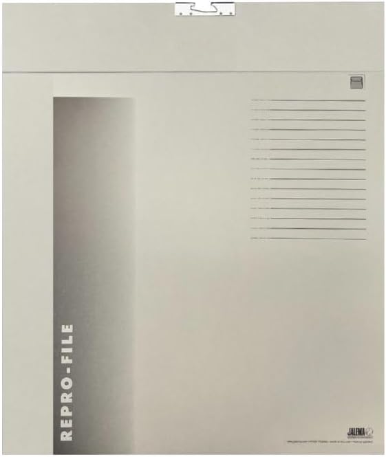 Jalema Repro-File, 22'' x 26'' Capacity, Gray, Pack of 50 | Holds large-format drawings, gray document file, expandable storage, protects oversized plans and artwork, pack of 50