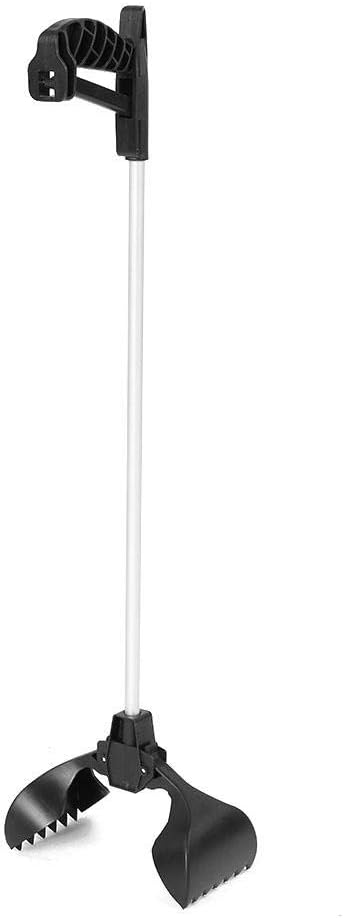 Pet Pooper Scooper Long Handle 28.7 Inch Dog Poop Picker Upper, No Bend Waste Pickup Tool for Dogs and Cats, Portable Pet Waste Grabber for Yard Lawn Outdoor Indoor Use
