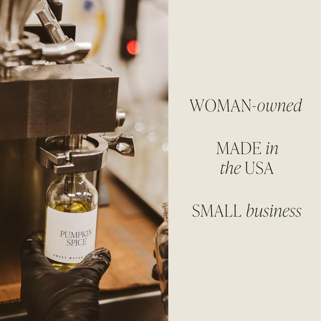 Sweet Water Decor Warm and Cozy Reed Diffuser Set - Orange, Cinnamon, Clove, and Pine Fall and Winter Scented Diffuser - Sandstone Diffusers for Home, Long Lasting Fragrance, Made in The USA