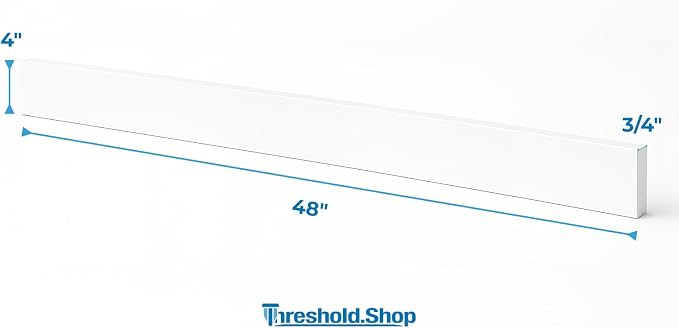 Bathroom Vanity Sink Backsplash/Sidesplash (Super White Engineered Marble, 4" x 48")