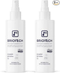 BRIOTECH Sanitizer Disinfectant Hypochlorous Spray, Kill 99.99% of Viruses & Bacteria, Control Mold, Eliminate Odor, Gentle for Nurseries, Food Contact Surface Sanitizer, 2 fl oz Travel Size (2 Pack)