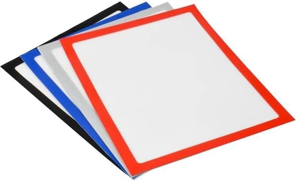 Tarifold Magnetic Display Frames, Letter Size, Blue, 2 Pack | 2 magnetic display frames, letter size, full magnetic backing, anti-glare front, portrait or landscape