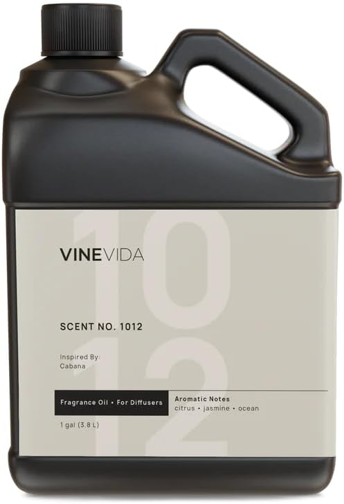 VINEVIDA (128oz) Hotel Fragrance Collection Diffuser Oil - Hotel Scents Diffusers for Home - Cold Air Diffuser Oil - Hotel Scent Essential Oil - Scent No.1012 Inspired by Ritz Carlton Hotel