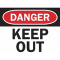 Sign Inserts, Danger Keep Out, PK6