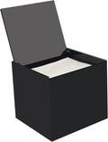 Disposable Face Facial Towel Holder Storage Box Acrylic Container, Black