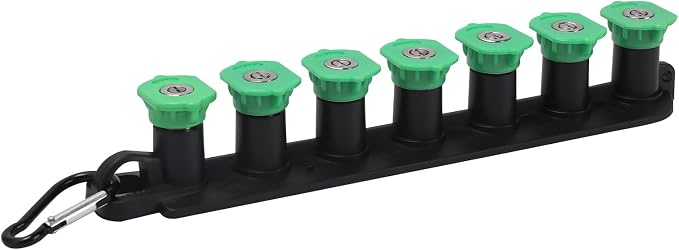 Pressure Washer Tips, 7 Pack Power Washer Nozzle Tips, 25 Degree Green, 1/4 Inch Quick Connect, 4000 PSI