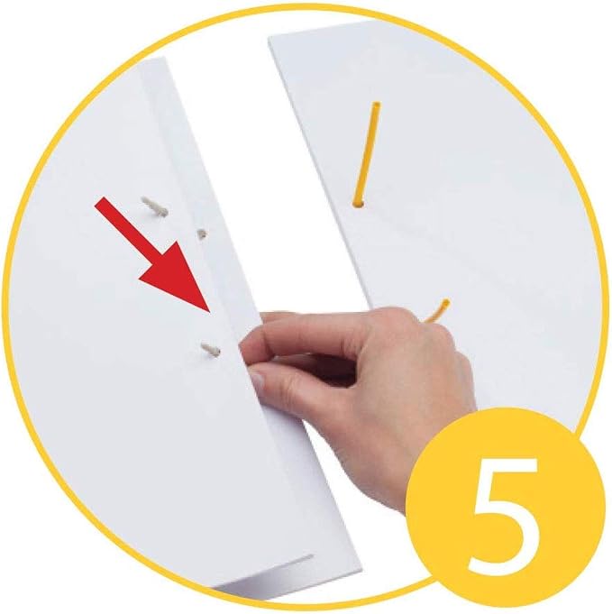 Jalema File Folder Clip Fasteners, Self-Adhesive, 2-Inch Capacity, 50 Pack | Self-adhesive plastic fasteners for file folders, 2-inch capacity, helps organize and secure documents, yellow, pack of 50