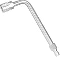 Pressure Washer Gutter Rod, 7 inch 90 Degree Curved Angled Stainless Steel lance, Pressure Washer Gutter Cleaner Attachment with 1/4 Inch Quick Connect