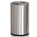 18L Stainless Steel Bathroom Trash Can, Silver
