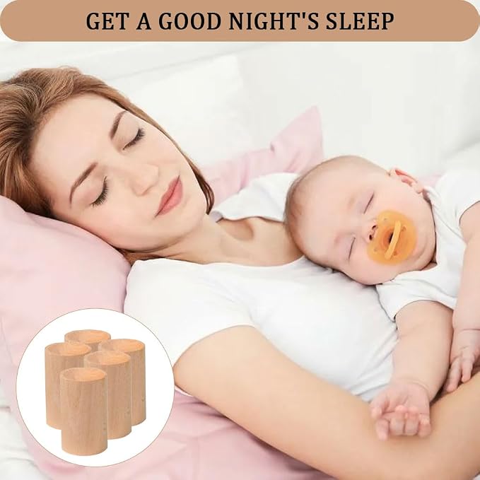 5 Pcs Wood Essential Oil Diffusers,Small Wood Fragrance DIffusers,Fragrance Retention,Wooden Aromatherapy Round Diffuser for Car,Home, Bathroom, Office, Toilet, Yoga Room, Sauna Room
