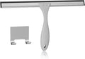 AmazerBath Squeegee for Shower Glass Doors - All-Purpose Squeegee with Hook for Shower Doors, Windows, Mirrors, Tiles and Car Glass, 12 Inches