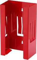 CASOMAN Magnetic Glove/Tissue Dispenser, 8LBS Capacity, Red Glove Dispenser Wall Mount, Glove Box Holder for Wall Mount, Magnetic Glove Box Holder, Not Include Gloves