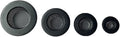 Drain Hair Catcher,Drain Stoper,Shower Drain Cover for Bathtub, Kitchen Sink Strainer, Stainless Steel Bathroom Sink, Drain Stopper with (4 PCS,Black,2.1 in to 4.5 in)