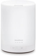 InnoGear 300ml Essential Oil Diffuser for Home Humidifier, Basic White | Aromatherapy, Cool Mist Humidifier, Ultrasonic, Large Room, Run up to 10hrs, Waterless Auto Off, 7 LED Lights, Quiet