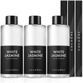 COCODOR Reed Diffuser Oil Refill, White Jasmine, 6.7oz, 3-Pack, Home Fragrance