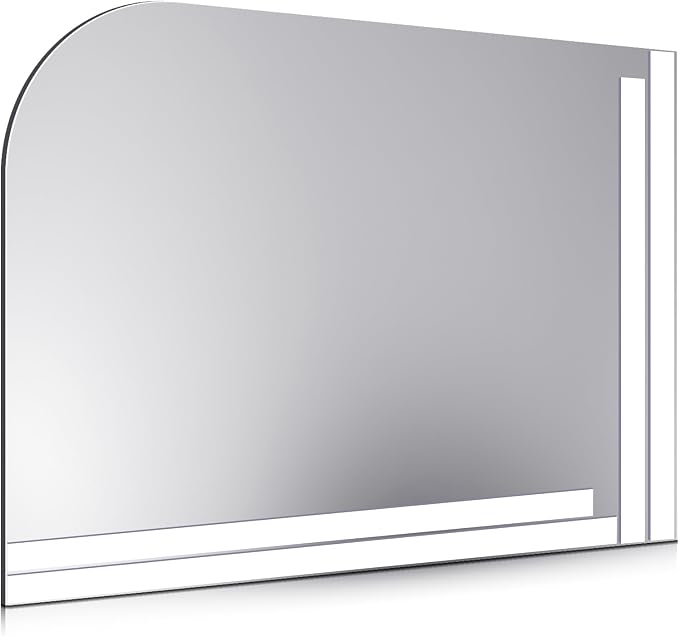 Lewtemi 1 Pcs 14" X 10" Sink Splash Guard for Kitchen 304 Stainless Steel with Double-sided Tape Wall Mount Side Splash Guards Protection for Commercial Kitchens Restaurant Bar Hand Sink