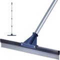 Floor Squeegee for Concrete Floor, 17.5" Heavy Duty Squeegee Broom for Floor, Commercial Scrubber Mop with Extendable Long Handle, Bathroom Tile Shower Glass Window