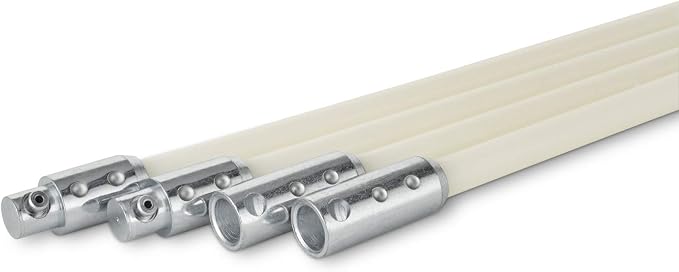 Dryer Vent Duct Cleaning Kit - Gardus RLE208 LintEater Pro Rotary Dryer Vent Cleaner Kit, Removes Lint, Extends Up to 12’, Dryer Duct Cleaning Kit, Forward & Reverse Cleaning, Air Duct Cleaning Tools