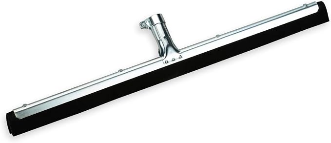 SPARTA Double-Foam Floor Squeegee, 22 Inch, Black | Soft Double-Foam Rubber, Reinforced Metal Frame, Smooth, Uneven and Grouted Floors